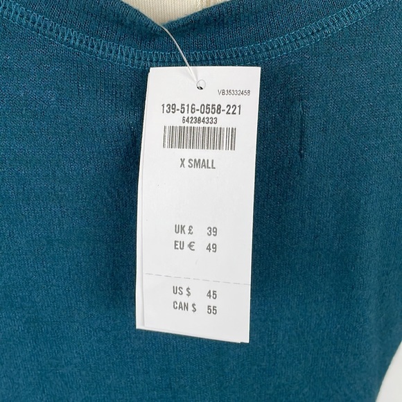 NWT Abercrombie and Fitch Teal Top X Small - Picture 10 of 10